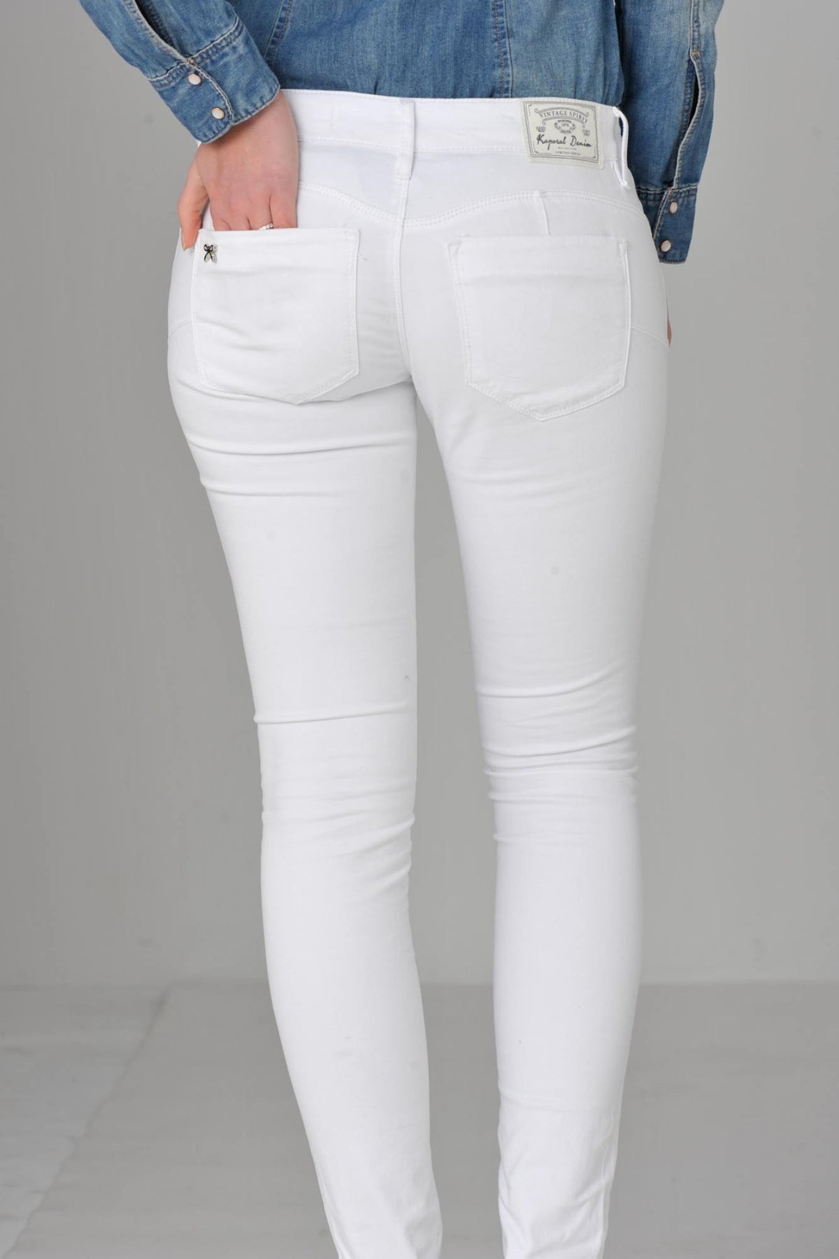 Kaporal slim white jeans - Image n°2