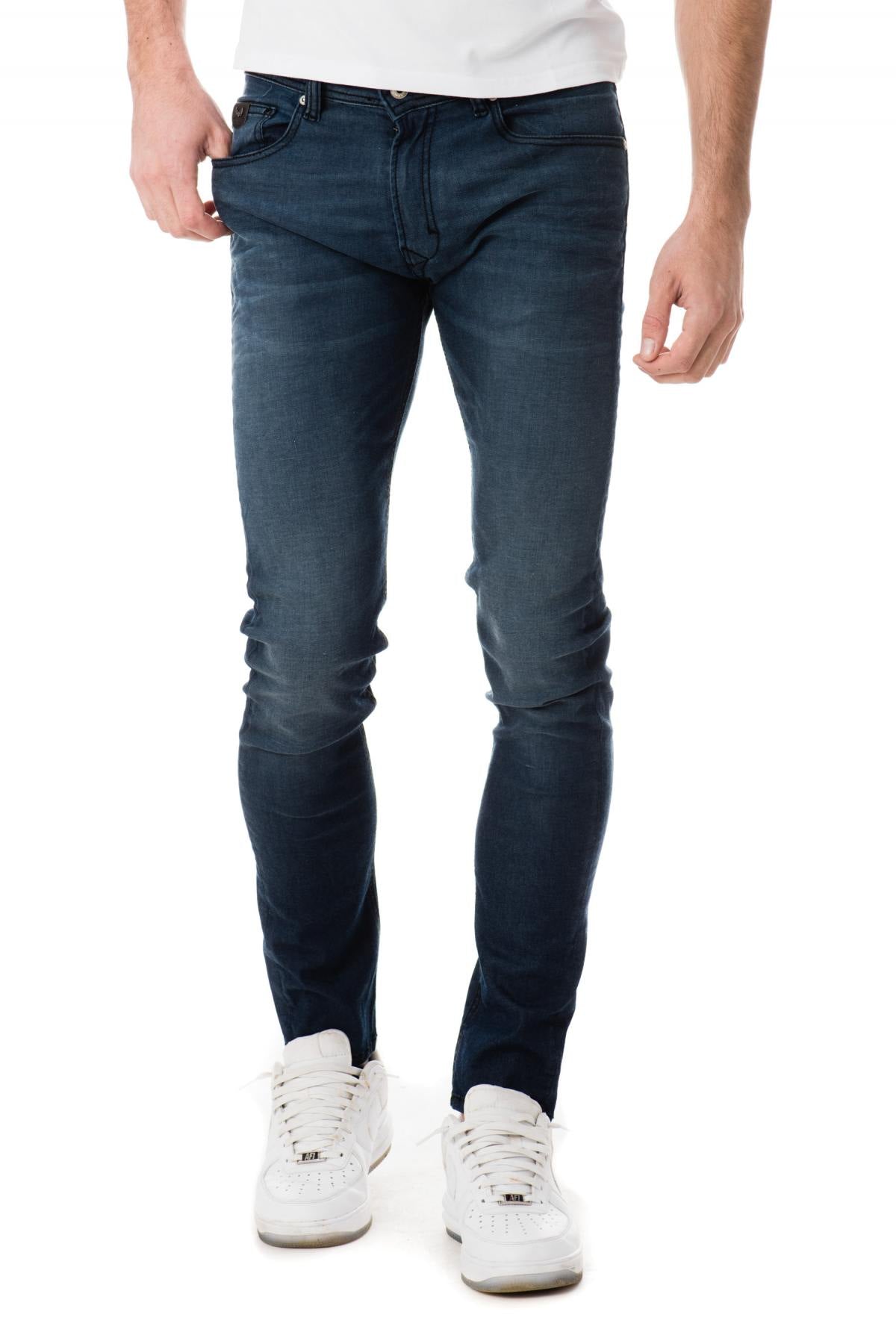 Dark blue stretch jeans Kaporal Men - Image n°1
