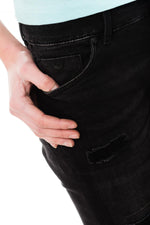 Kaporal black destroyed jeans - Image n°4