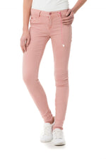 Very pale pink jeans Kaporal woman fashion - Image n°4