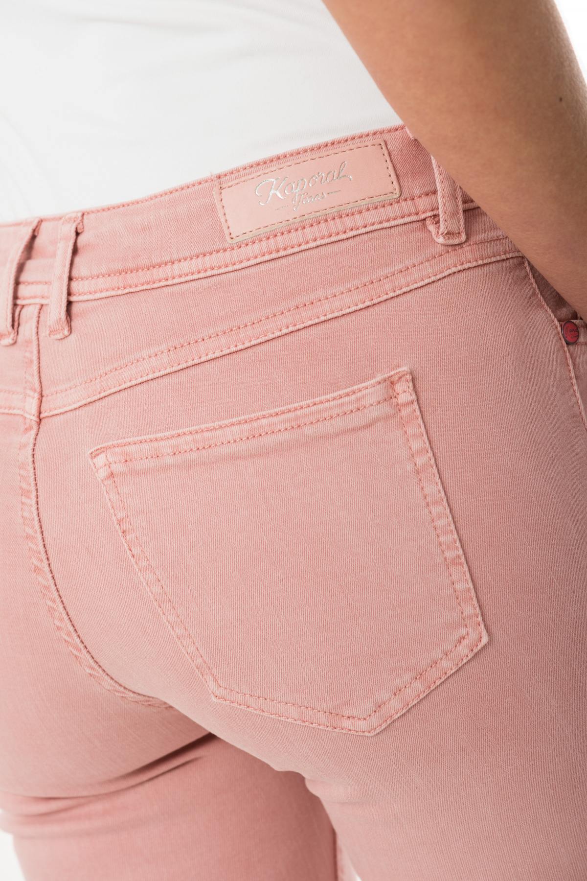 Very pale pink jeans Kaporal woman fashion - Image n°6