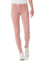 Very pale pink jeans Kaporal woman fashion - Image n°1