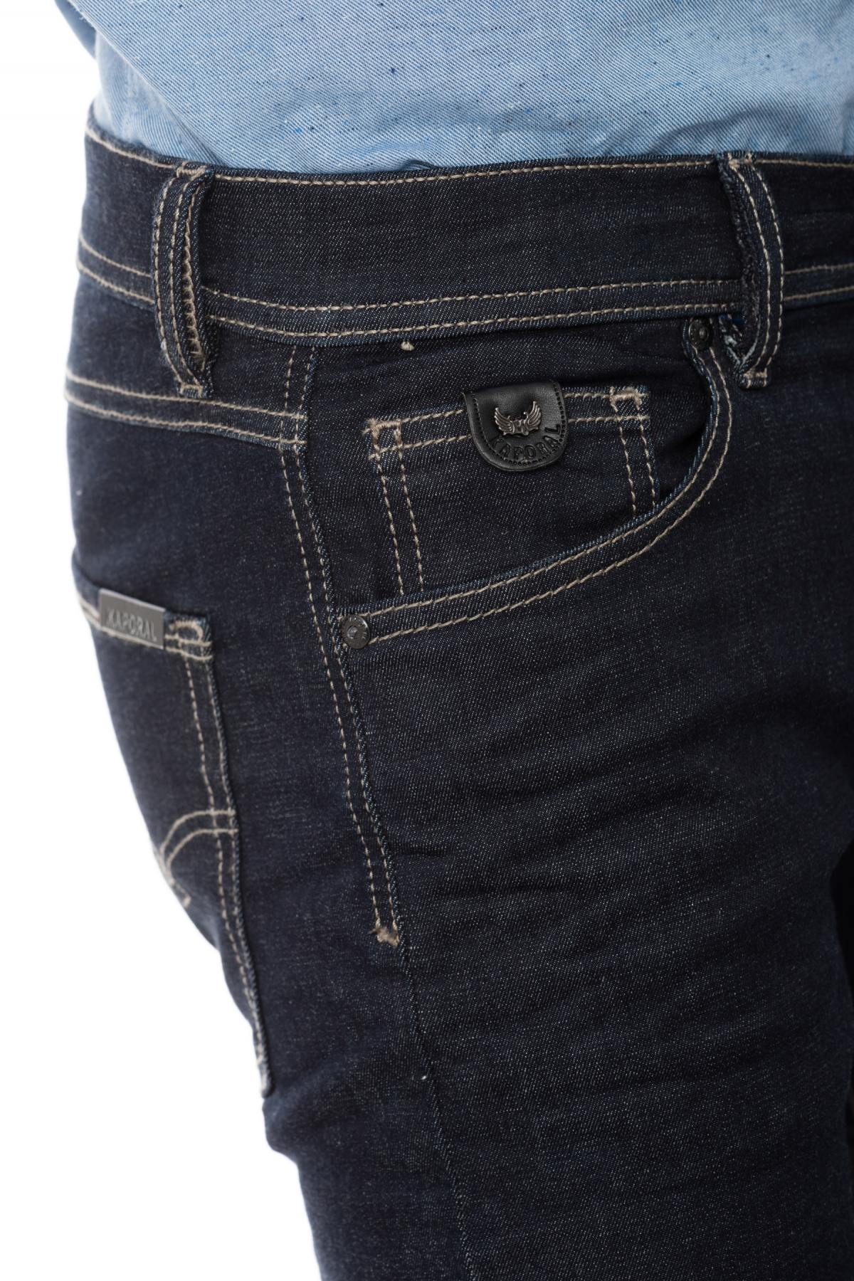 Plain kaporal men's denim pants - Image n°5