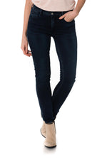 Women's dark blue jeans - Image n°7