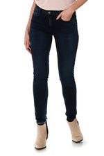 Women's dark blue jeans - Image n°3