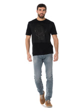 Washed gray slim jeans - Image n°3