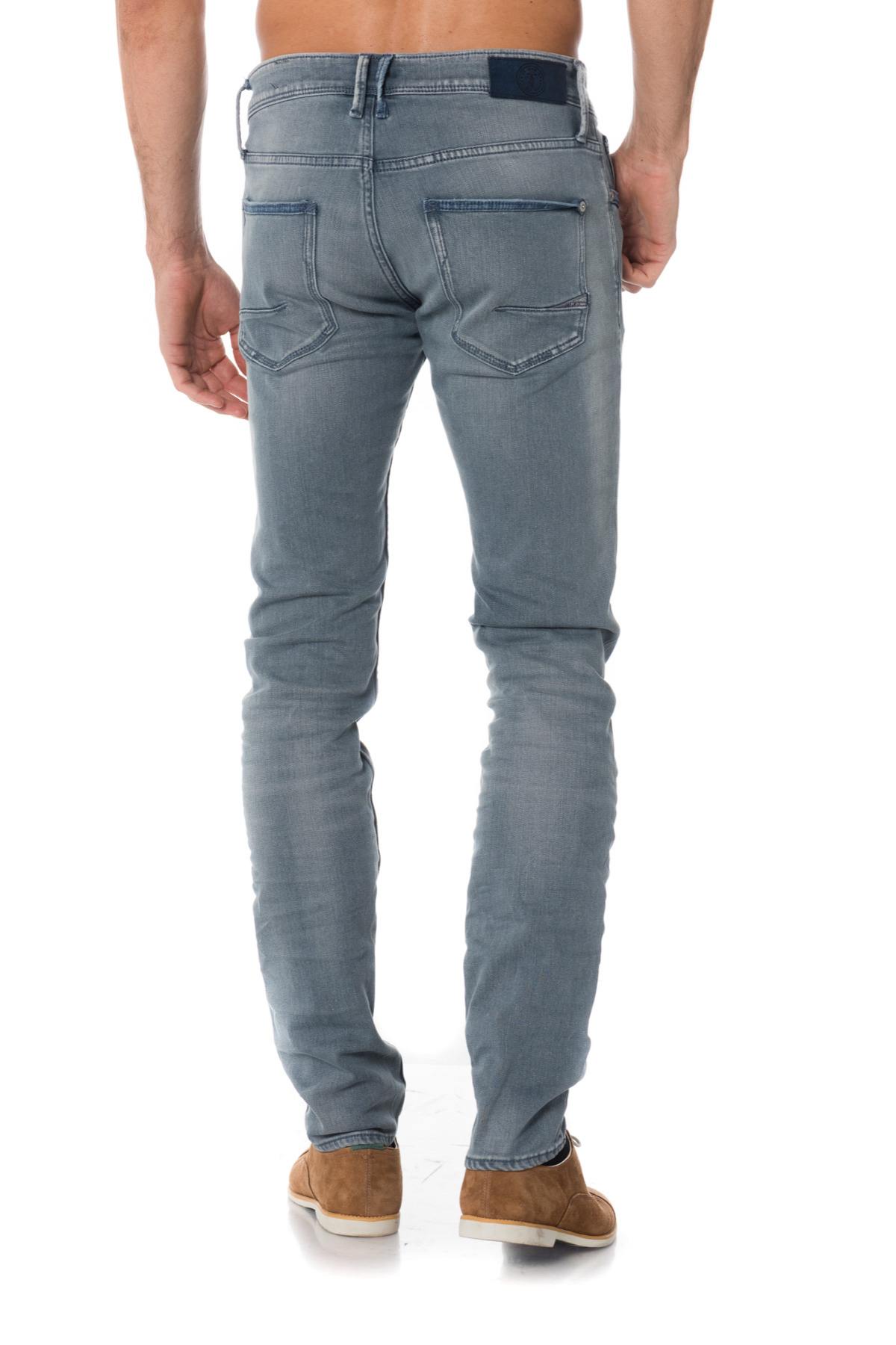 Washed gray slim jeans - Image n°5