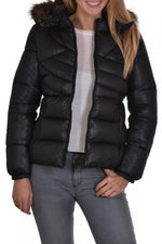 Kaporal women's down jacket in black polyester - Image n°5