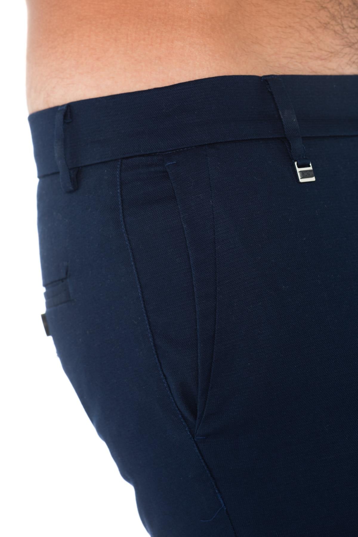 Antony Morato navy blue pleated pants - Image n°3
