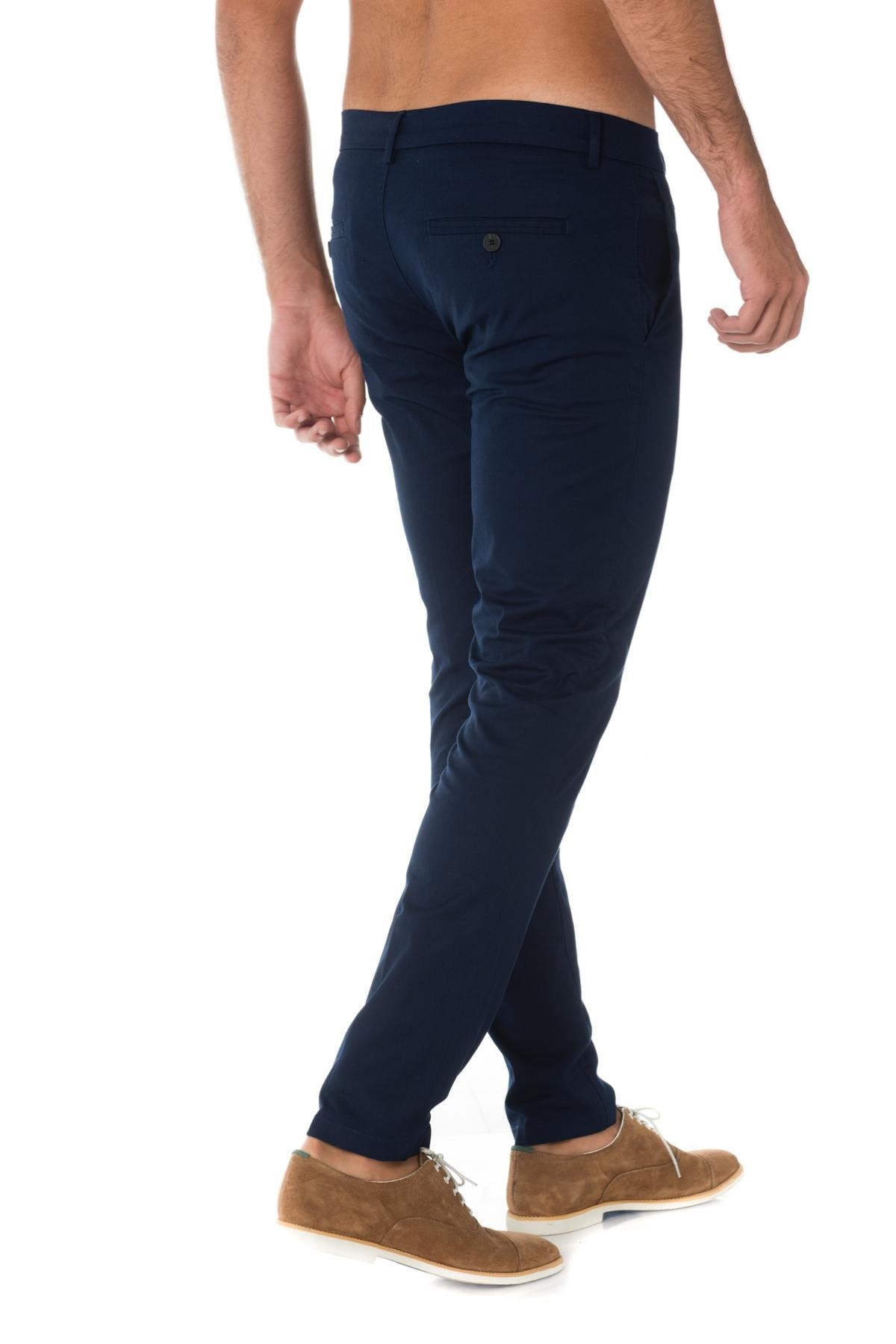 Antony Morato navy blue pleated pants - Image n°2