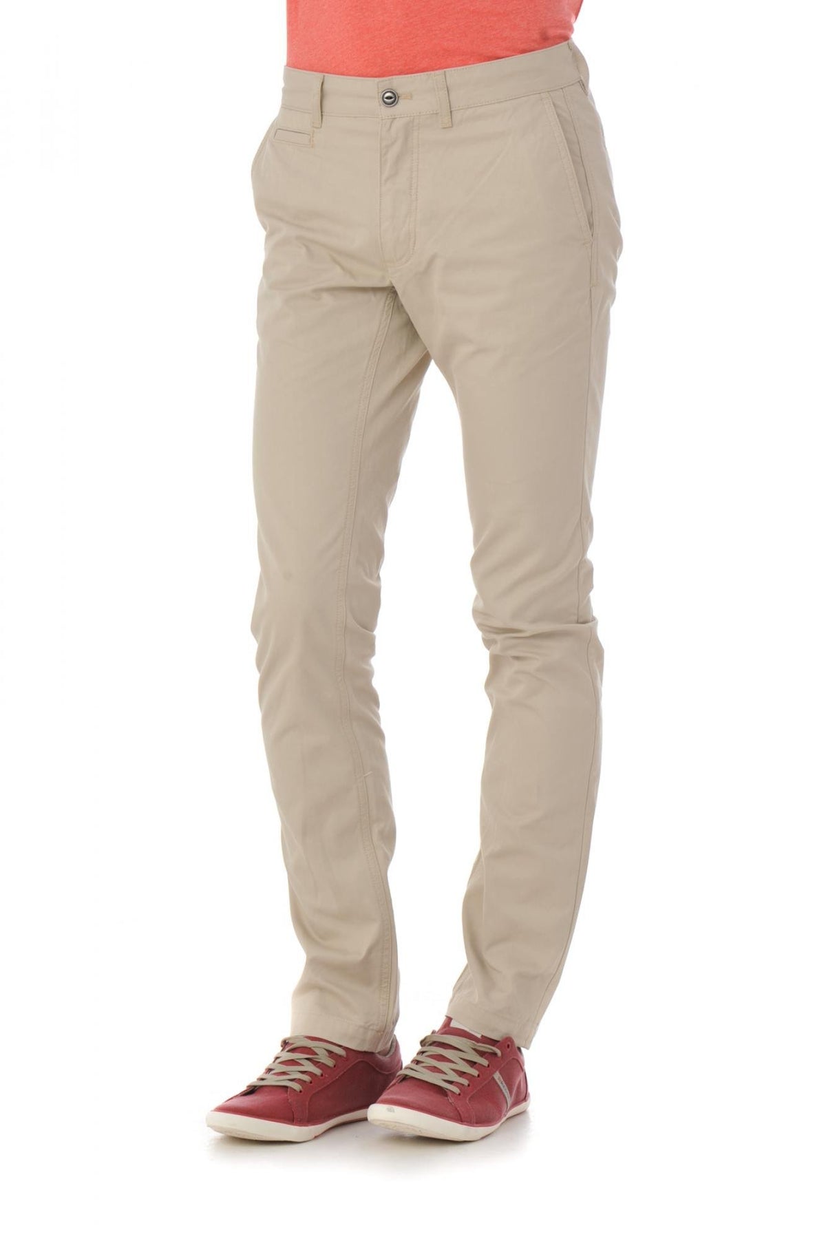Beige chevignon chinos - Image n°4