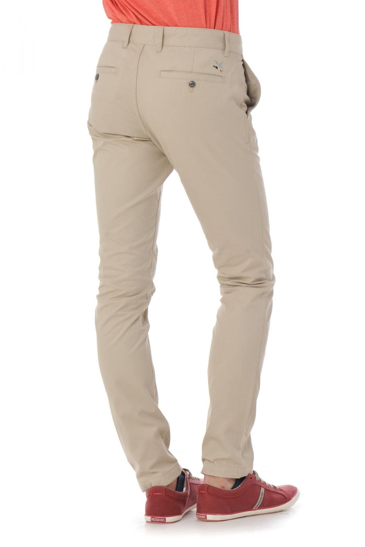 Beige chevignon chinos - Image n°5