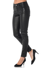 Diesel women's lambskin pants - Image n°3