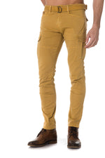 Men's honey yellow battle pants - Image n°1