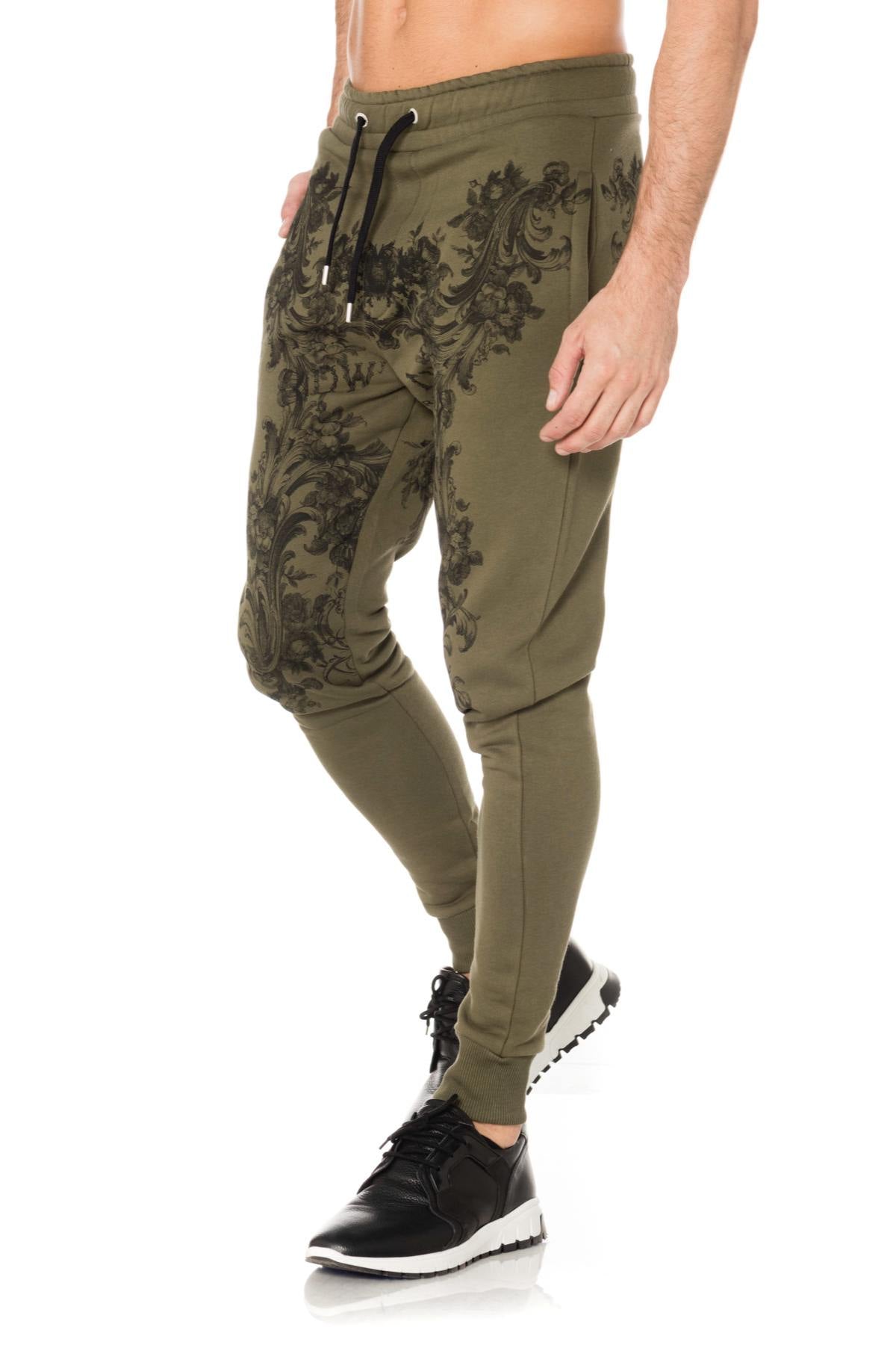 Khaki green jogging pants DWN TWN Matuidi - Image n°4