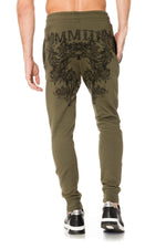 Khaki green jogging pants DWN TWN Matuidi - Image n°5