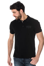 Antony Morato men's black polo shirt - Image n°1