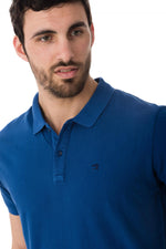  Scotch and Soda royal blue polo shirt - Image n°4
