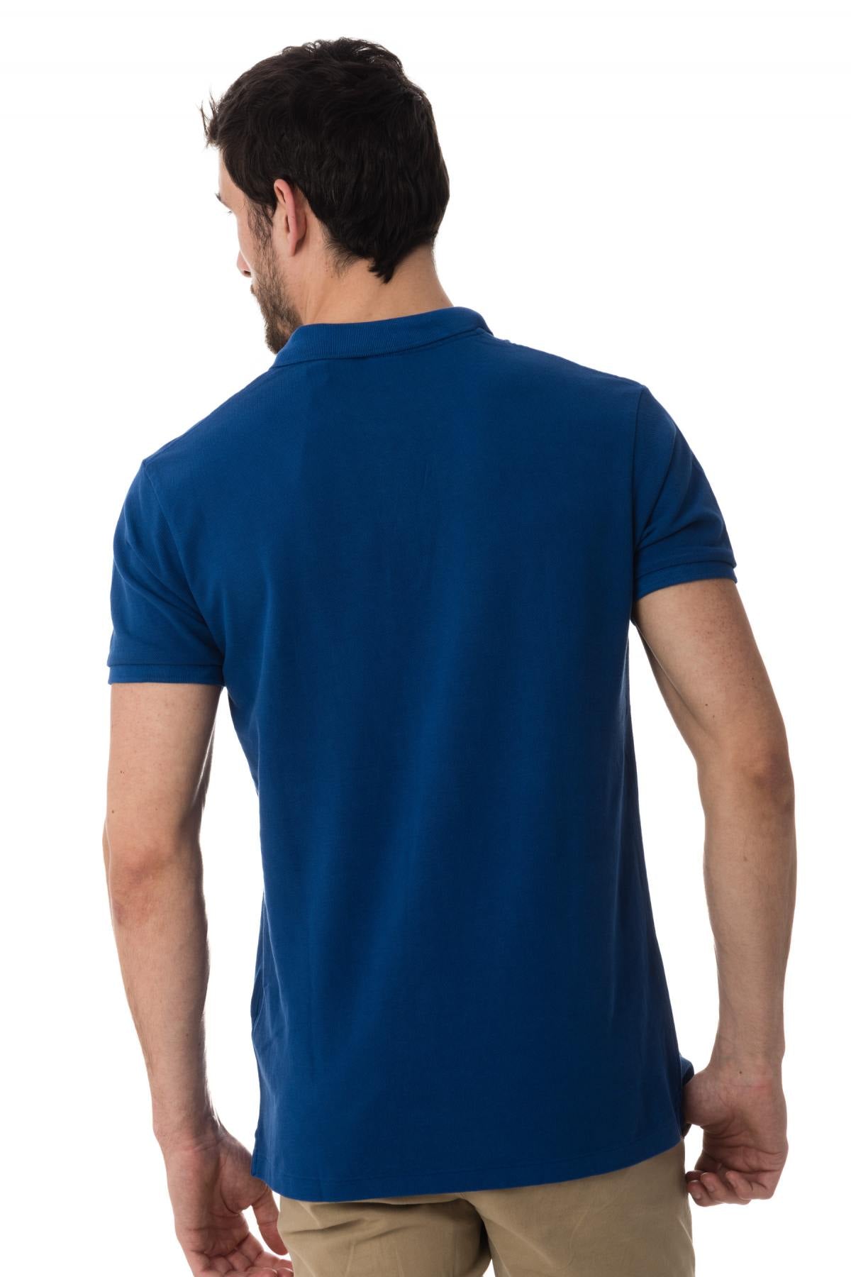  Scotch and Soda royal blue polo shirt - Image n°3