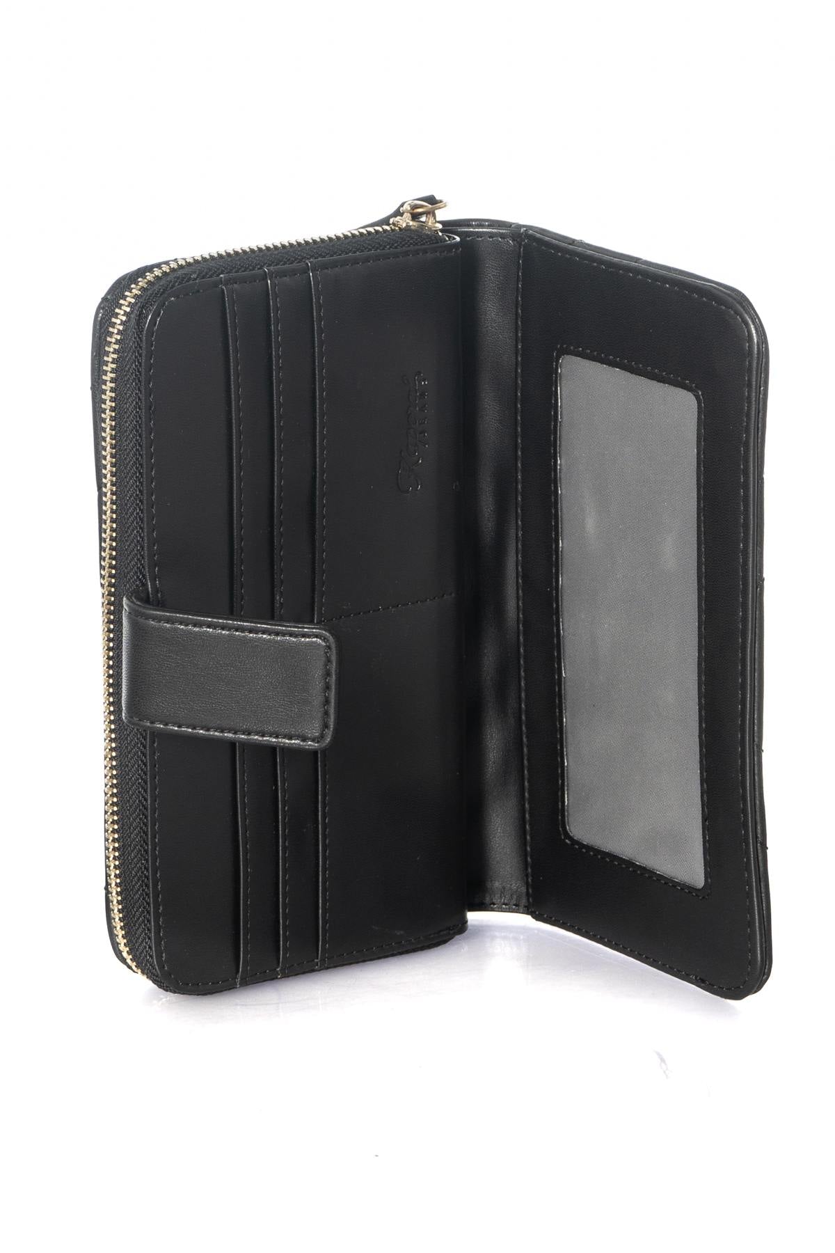 Kaporal black quilted wallet - Image n°2