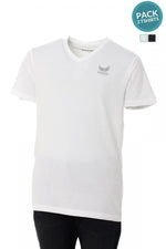 Pack 2 black and white t-shirts - Image n°1