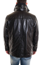 Lucina buffalo leather overjacket Distressed look for Plus Size - Image n°4
