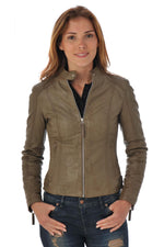 Serge Pariente Leather Jacket for Women - Image n°1