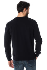 Navy and white Antony Morato sweatshirt - Image n°3