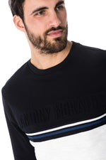 Navy and white Antony Morato sweatshirt - Image n°4