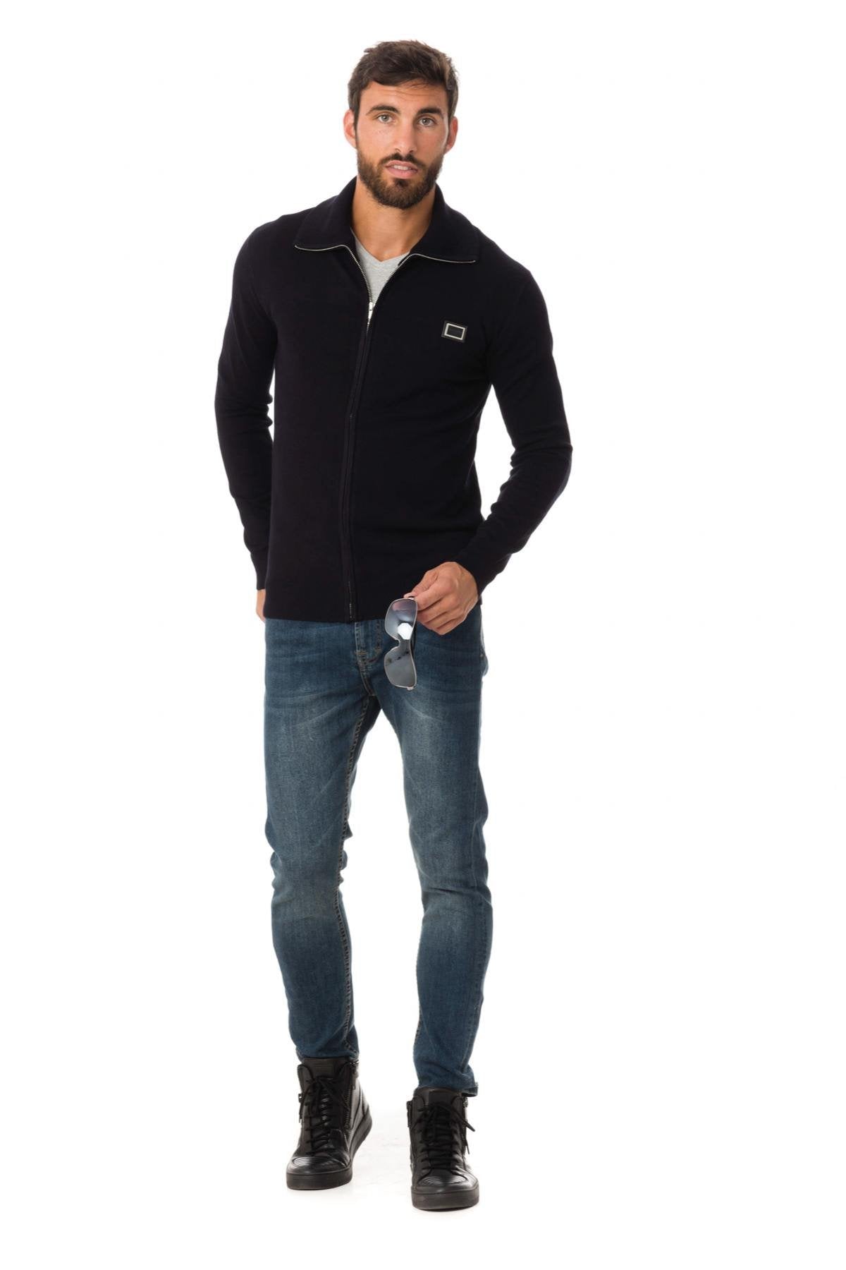 Antony Morato men's navy blue vest - Image n°2