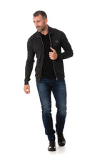 Charcoal high collar vest - Image n°2
