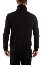 Trendy black perf style sweatshirt - Image n°4
