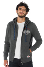 Kaporal Dark Gray Zip Hoodie - Image n°3