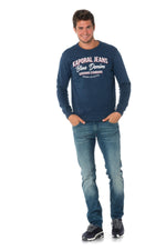 Kaporal men's blue sweatshirt - Image n°2