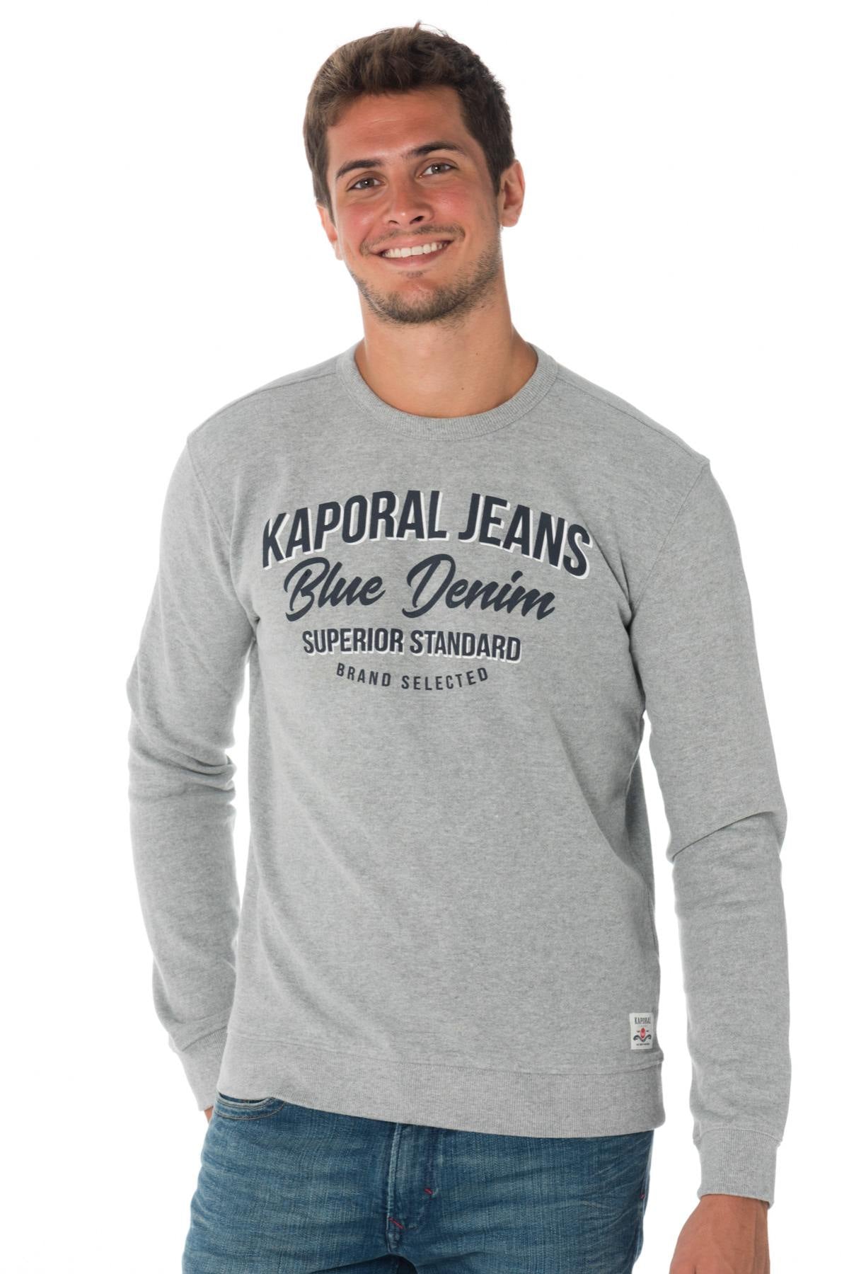 Kaporal gray men's sweatshirt - Image n°1