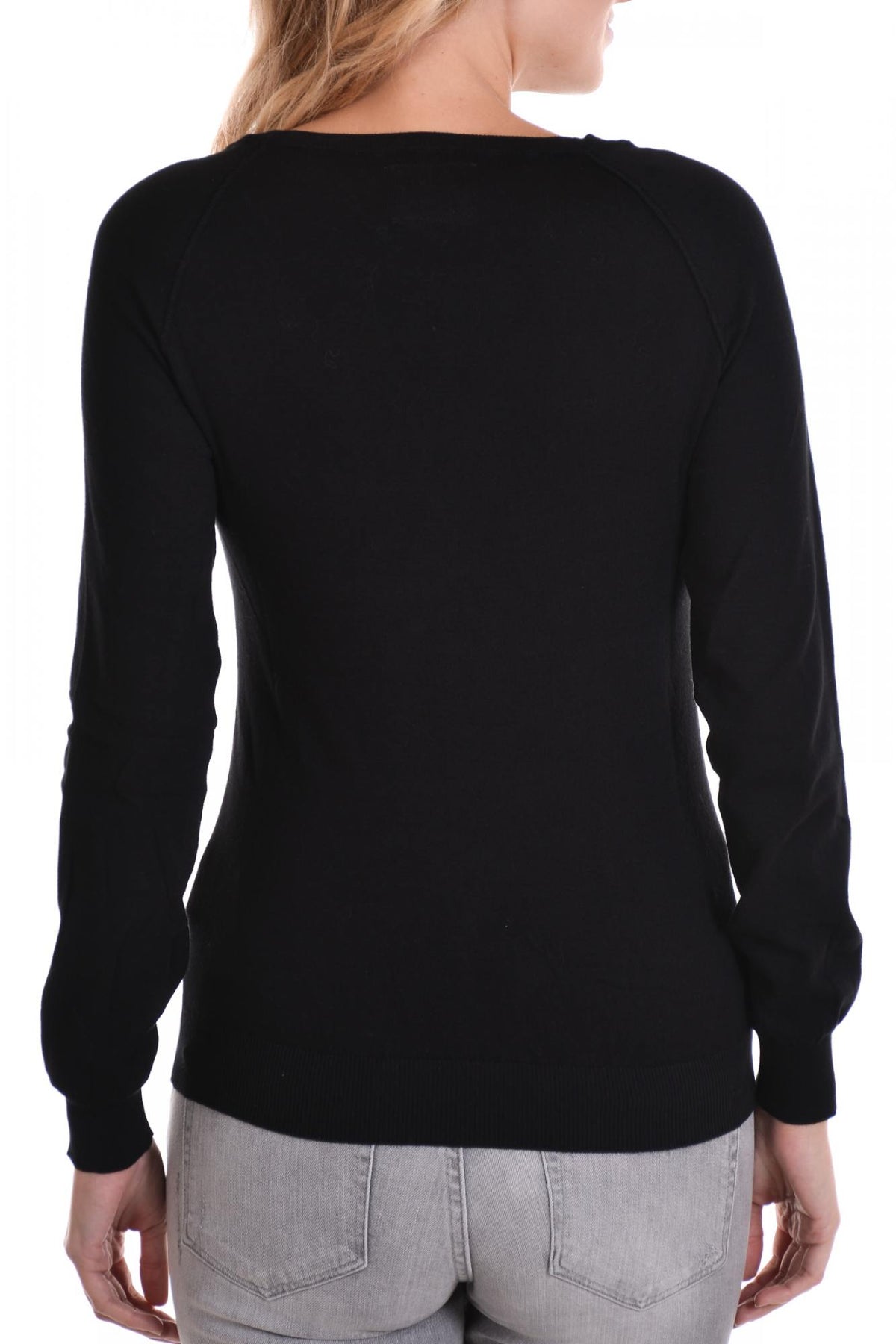  Kaporal women's black cotton sweater - Image n°3