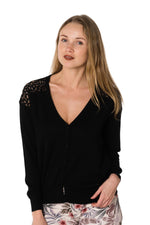 Black vest with lace on the back - Image n°5