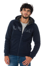 Men's Kaporal fur-lined sweatshirt - Image n°1