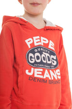 Pepe Jeans children's red sweatshirt - Image n°2