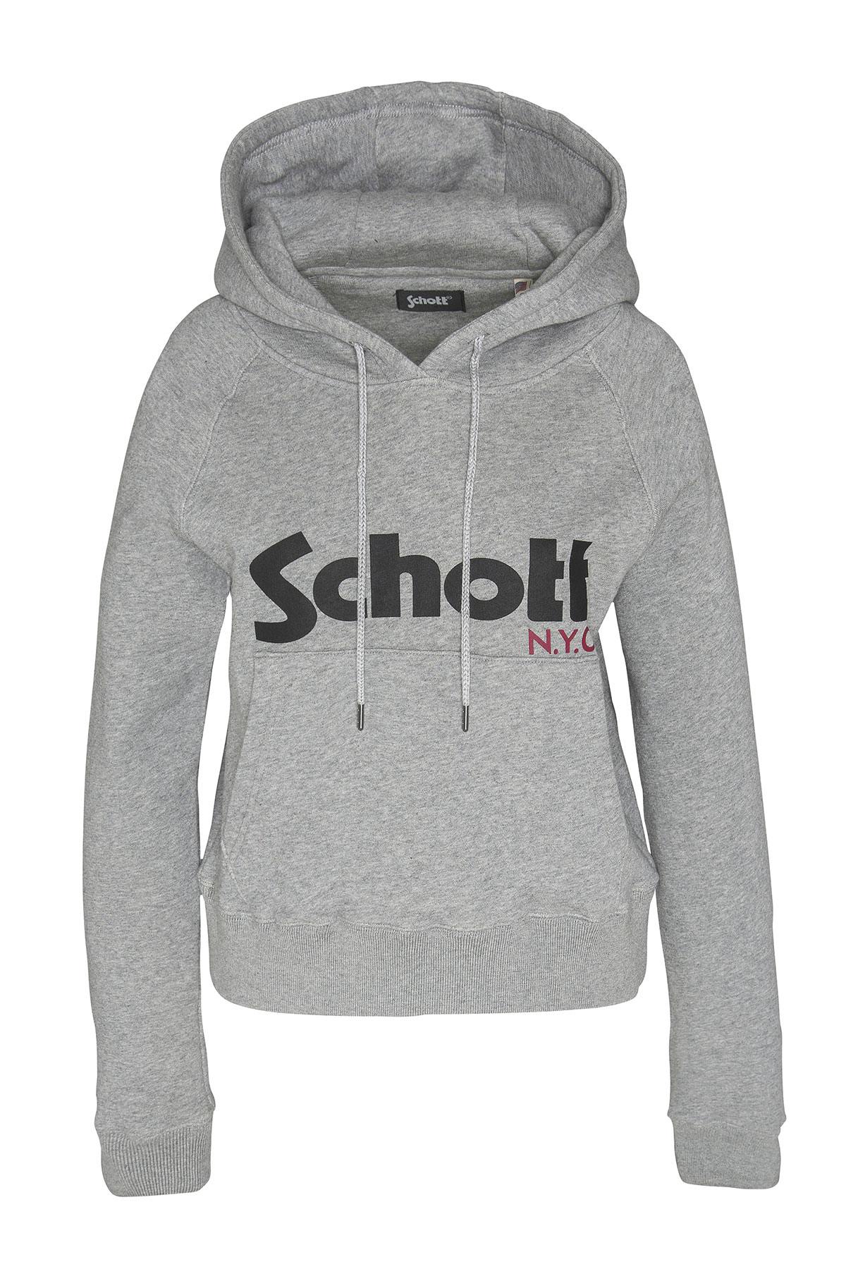 Schott women's hooded sweatshirt - Image n°3
