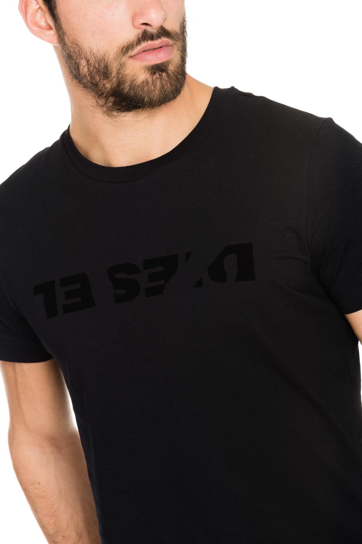 Diesel men's black t-shirt - Image n°4