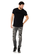 Diesel men's black t-shirt - Image n°3