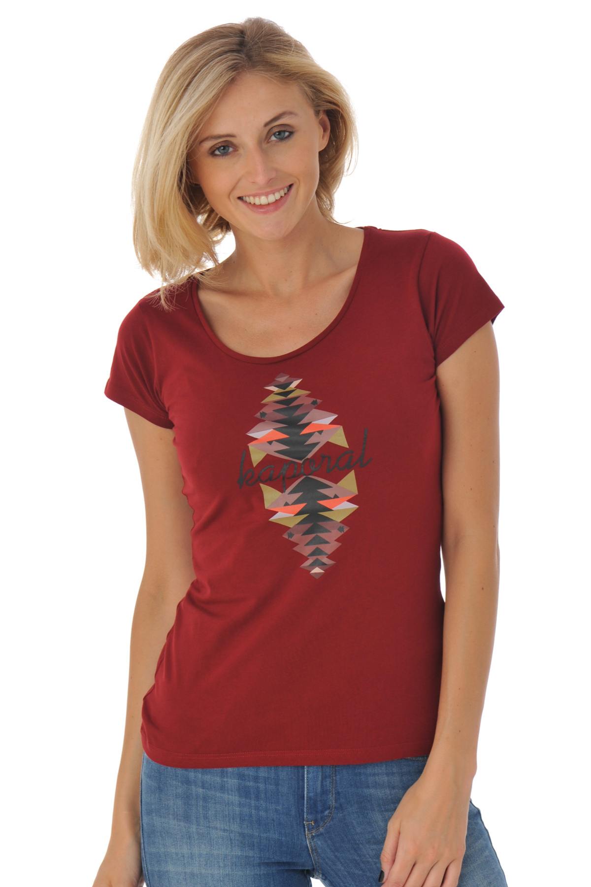 Women's T-shirt with front print - Image n°1