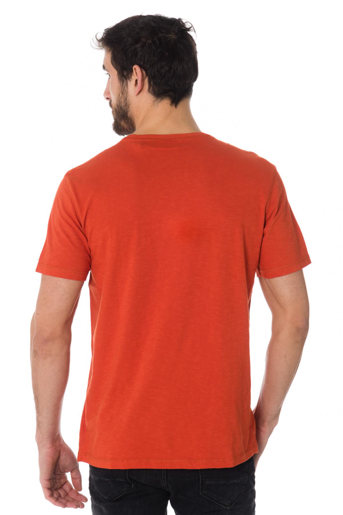 Orange tiger head t-shirt - Image n°3
