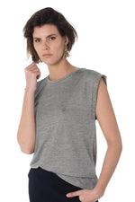 Silver gray tank top - Image n°5