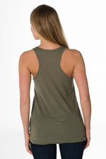 Women's khaki tank top - Image n°3