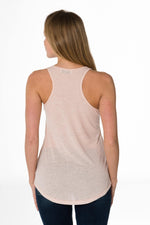 Women's light pink tank top - Image n°3