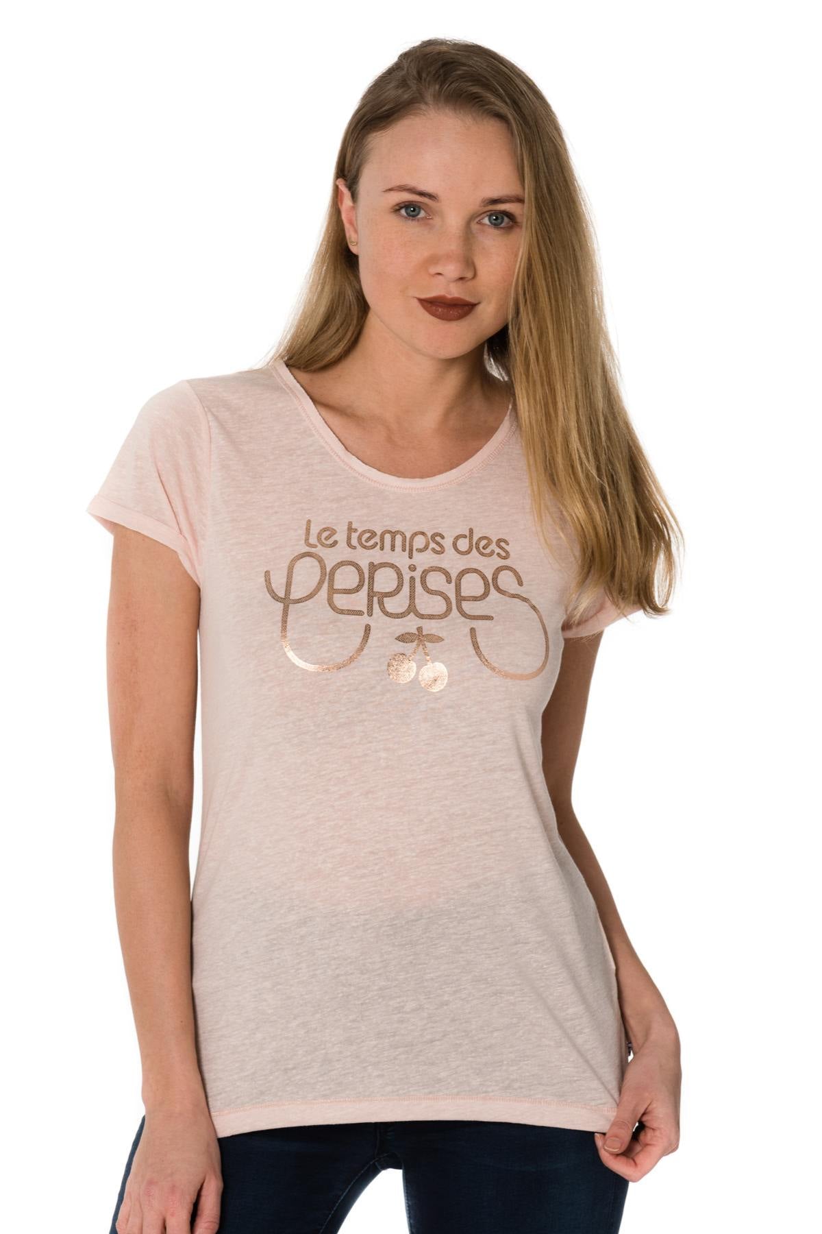 Women’s light pink t-shirt - Image n°5