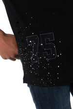  T-shirt with PSG crests and paint stains - Image n°2
