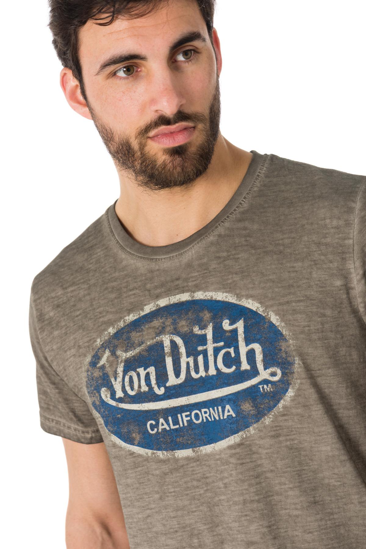 Gray faded effect T-shirt Von Dutch - Image n°4